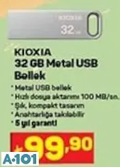 KİOXİA 32 GB METAL USB BELLEK KİOXİA 32 GB METAL USB BELLEK